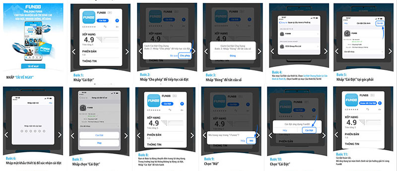 Tải app fun88 cho điện thoại ios